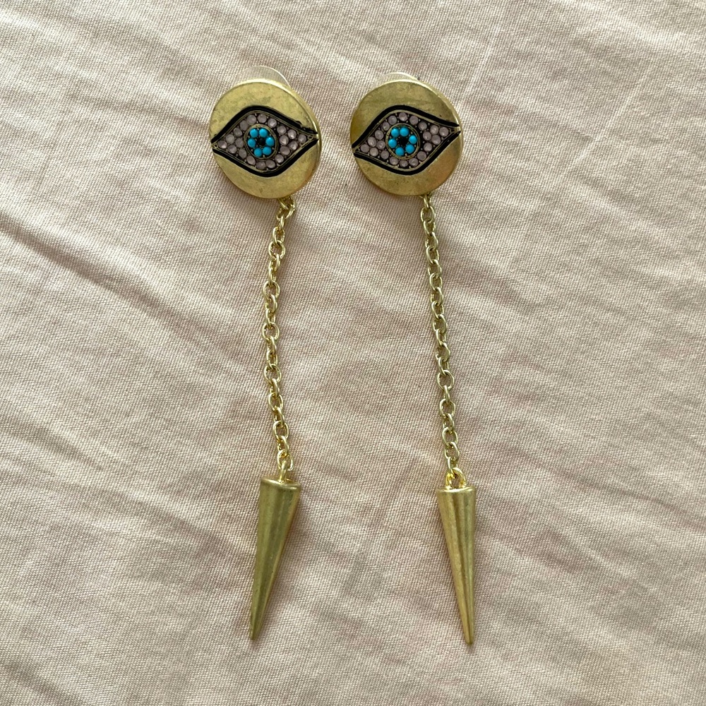 Unique Evil Eye Earrings 🧿